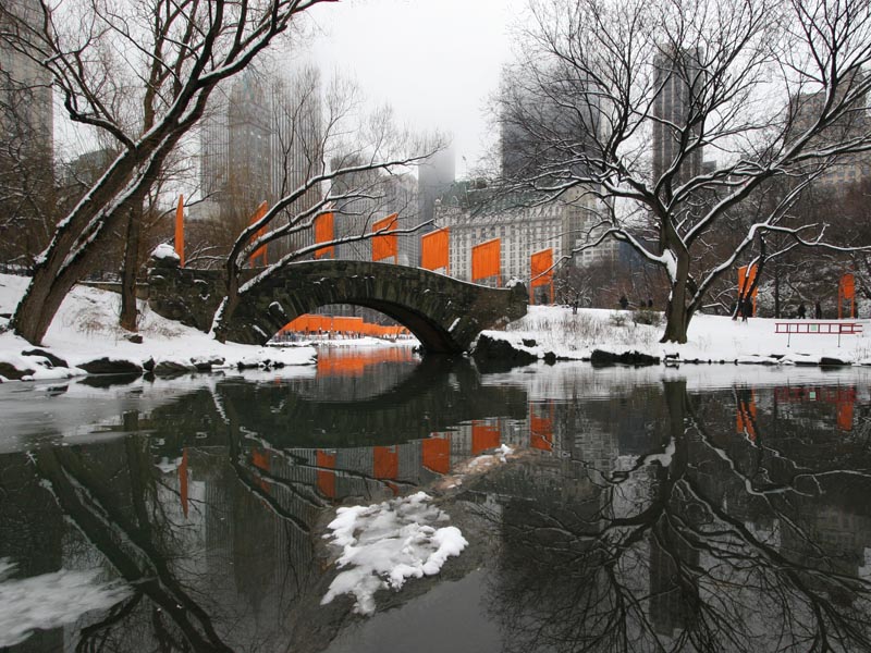 Gapstow Bridge in Central Park